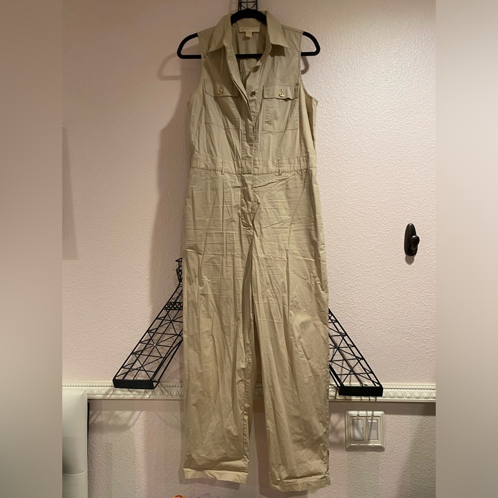 Micheal Kors khaki medium jumpsuit